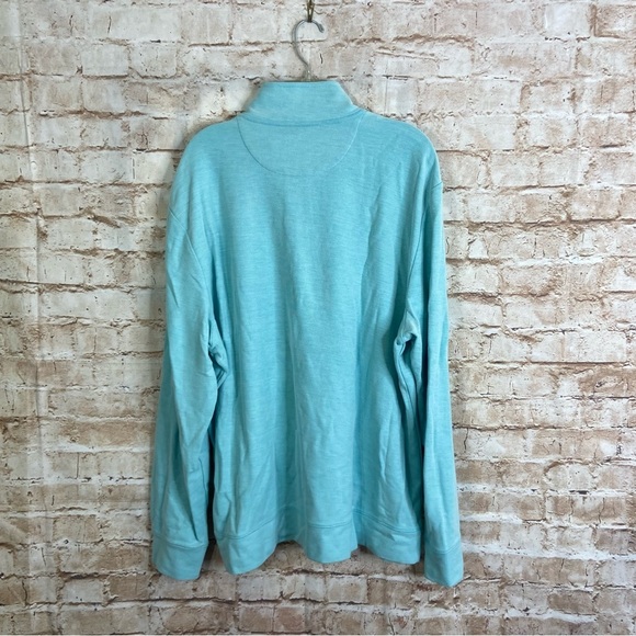 Vineyard Vines Reverse Oxford Pique 1/4 Zip Pullover Size XL - Picture 3 of 4